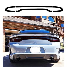 xinghe - Superposición de tinte de luz trasera para Dodge Charger 2015-2023, calcomanías precortadas de color negro mate oscuro, cubierta de luz trasera negra para accesorios Dodge Chager (negro mate,