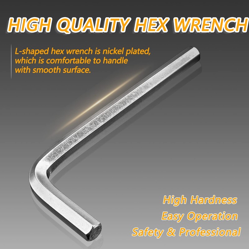Bivethoi Set of 10 Allen Wrench Hex Key from 1.5