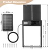 Solar-Powered Automatic Chicken Coop Door with LCD Display, Timer &