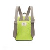 Roka London Canfield B Small Recycled Nylon Lime Backpack