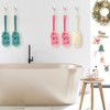 Back Scrubber for Shower, Qewro Loofah on a Stick as