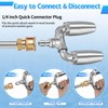 Boltigen Dual Turbo Nozzle Pressure Washer, 360° Rotating Spray Tips