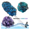 Shower Bouquet Loofah-charcoal Back-scrubber Bath-sponge-color-set By-showe