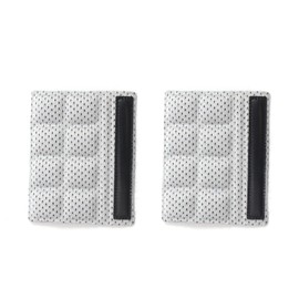 PAXLAMB 2PCS Chin Pads Foam Pad Set Strap Padding Replacements Universal Cushion Mats Liners for Cycling Bike Bicycle Motorcycle Road Racing Riding Helmet (Grey 2PCS)
