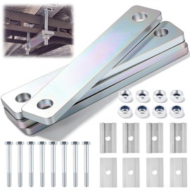 28 Pcs Rooftop Tent Mounting Hardware Set Roof Rack Brackets, Silver