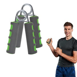 Schildkröt Fitness 960022 Hand Grip Strength Trainer Set Anthracite / Lime Green
