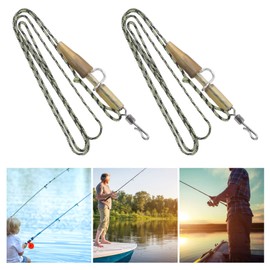 RiToEasysports Carp Core Line Fishing Set, Fishing Tackle, Carp Leaders, Interchangeable Hybrid Camo Leadcore Leadcore Leadcore Leaders, Fishing Tackle for Fishing (LEADCLIP Combination)