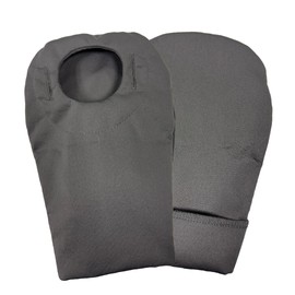 NODOR Ostomy Pouch Covers - Odor Reducing, Moisture Wicking, Cool Fabric - Fits All Ostomy Sizes, Discreet Protection for Colostomy, Ileostomy, Urostomy Bags - 2-Pack (Gray, 2.00R - 50mm)