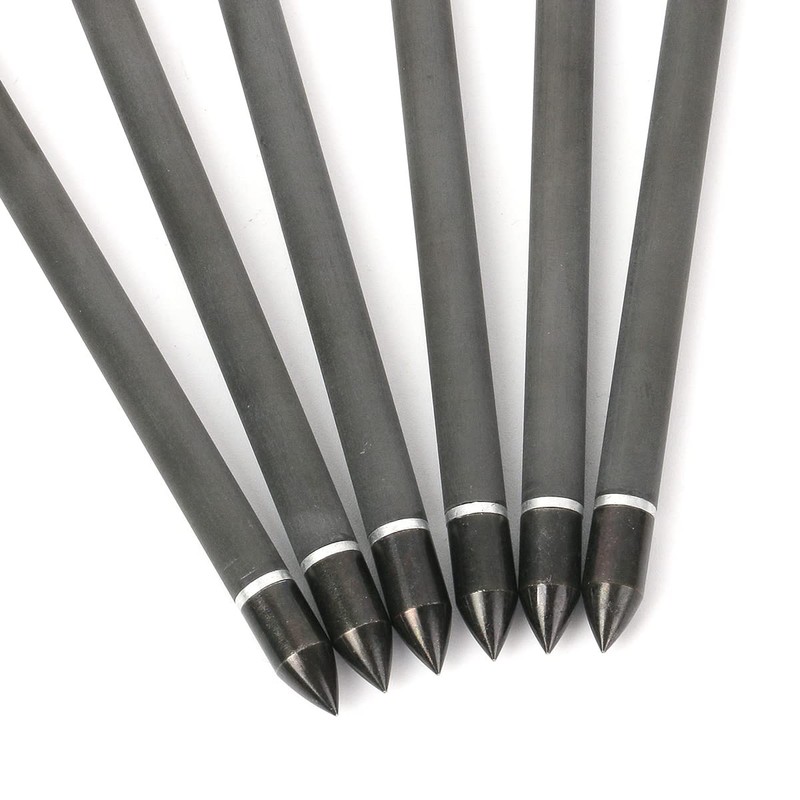 WANVZMR 12 Pcs 7.5/15 Inch Pure Carbon Crossbow Bolts Spine