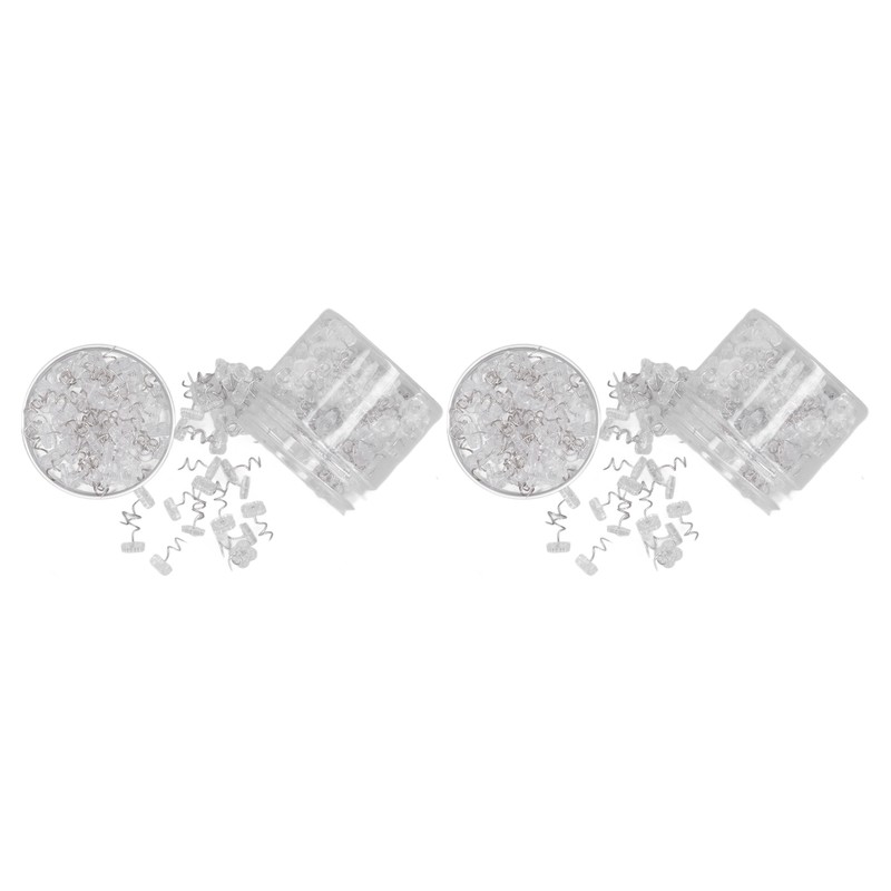 400Pcs Headliner Pins Plastic Stainless Steel Wide Application Easy Storage