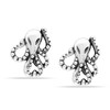 LeCalla 925 Sterling Silver Stud Earrings Lightweight Antique Octopus Stud