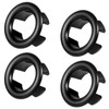 Sink Overflow Ring, 4 Pcs Bathroom Sink Overflow Trim Ring