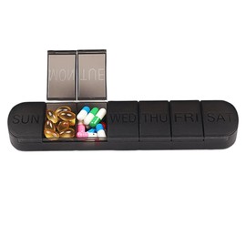 RAMGLYO RAMGLYO 1 Pcs Pill Boxes 7 Day 1 Times A Day for Hold Medication Vitamins