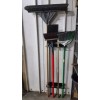 Jones Mfg Long Handled Tool Holder Shovel, Rake, Broom Organizer