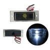 Silscvtt Black Rear Steel Bumper Roll Pan for Fleetside Replacement