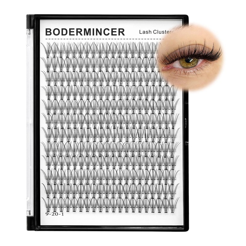 Bodermincer 240pcs 10D D Curl Lashes Clusters Maquillaje Profesional Pestañas