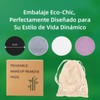 Almohadillas Desmaquillantes Reutilizables, 16 Piezas de Almohadillas Faciales de Algodón,