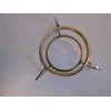 WLCelite G.I.I Solid Brass Double Ring Crystal Ball Stand, Gemstone