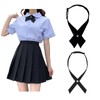 Good Women's Cross Tie, Thin School Ribbon, Set of 2,