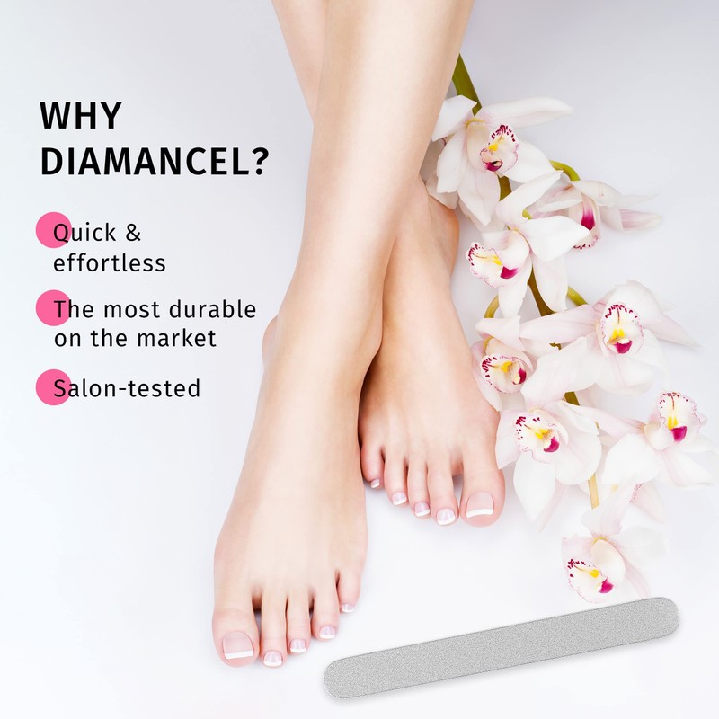 Diamancel Luxury Diamond Toenail File – #6 Medium Grit Finishing