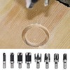 ANBOO 8 Piece Wood Plug Cutter Drill Bit Set Perfect