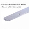Kitchen Spatulas Set, Silicone and Stainless Steel (Straight, 10-Inch Blade)