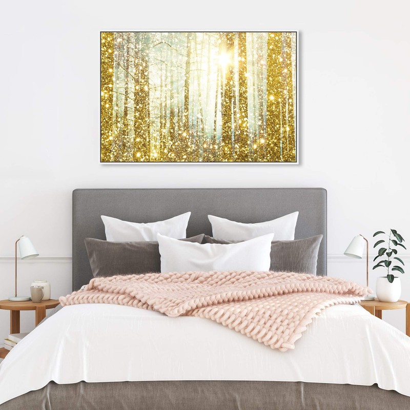 Oliver Gal Magical Forest' Framed Abstract Wall Decor, 36" x