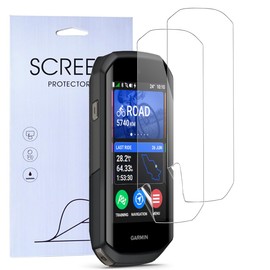 carinacoco 2 Pack Screen Protector for Garmin Edge 1050, HD Clear Ultra Thin Soft Toughness Premium Shatterproof Anti-Scratch No Bubbles Touch Sensitive EPU Film for Garmin Edge 1050