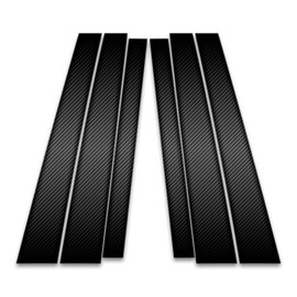 Upgrade Your Auto 6pc Carbon Fiber Pillar Post Covers for Land Rover Range Rover HSE 2002-2012