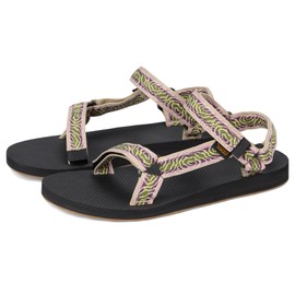 Teva Original - Sandalia universal para mujer, Archive Topo Olive/Berenjena, 27 cm