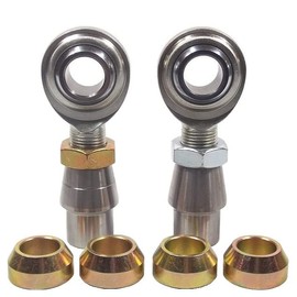 QS Components 3/4 X 3/4-16 Economy Panhard Bar Kit with 3/4 Steel Cone & Bung .095, Rod End, Heim Joint