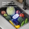 Toolzia Portable Ultrasonic Fruit and Vegetable Cleaner IPX7 Waterproof Food