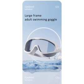 OYIYANO Anti-fog Wide View Swimming Goggles For Adult Men Women Youth (black yellow)