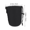 Operitacx 2PCS Neoprene Lens Pouch Bag Camera Lens Case with