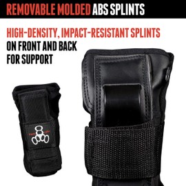 Triple 8 Saver Series Wristsaver II - Slide On Wrist Guard (Black, Small), 604352 60111