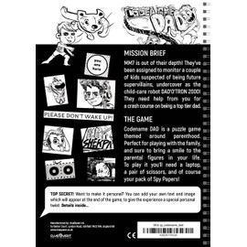 Codename DAD - Spy Papers - Mystery Puzzle Game - Surprise the fatherly figure in your life with a puzzling adventure - Personalisable