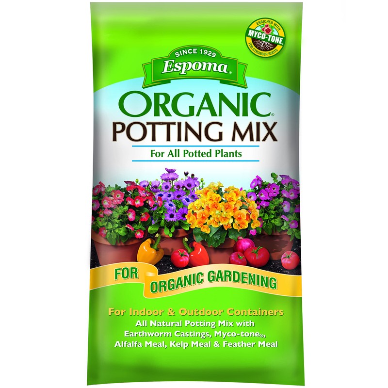 Espoma Organic Potting Soil Mix - All Natural Potting Mix