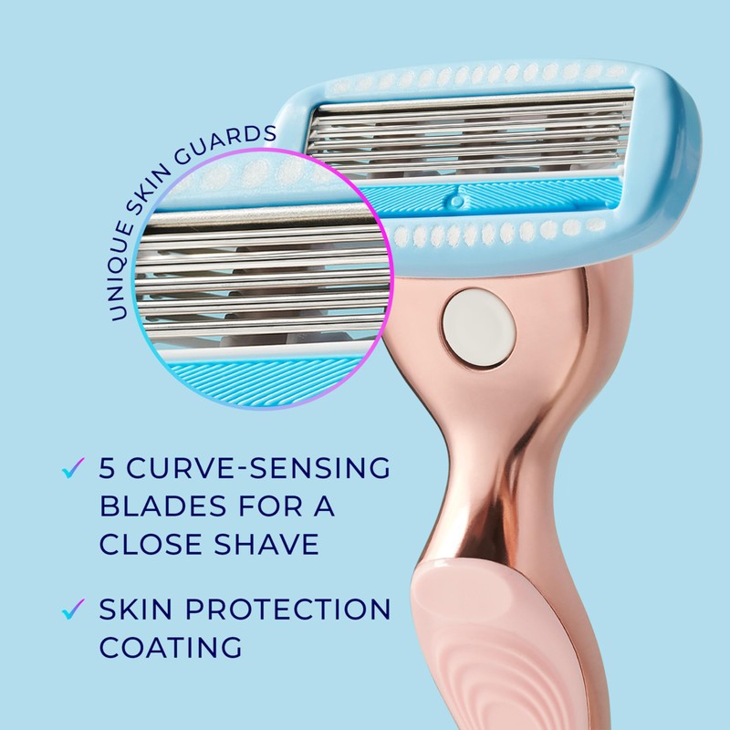 Schick Hydro Silk Rose Gold Metal Razor for Women |