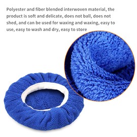 SaferCCTV juego de cera pulidora de coche de 7 y 8 pulgadas, capó de amortiguador de microfibra suave para pulir capó, lana + algodón + microfibra + forro polar coral