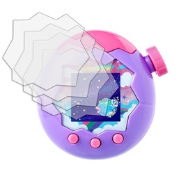 For 4 Bandai Tamagotchi Paradise Protective Film 0.006 inch (0.15 mm) Ultra Thin AR Low Reflectivity Glossy [YCJDP] 3H Soft Fit High Transmittance Anti-Bubble Fingerprint Automatic Adsorption Water