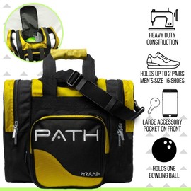 Pyramid Path Pro Deluxe Single Tote - Black/Gold