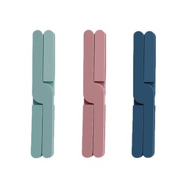 Foldable Silicone Trivets Non-Slip Heat-Resistant Folding Pad with Collapsible Cross Design for Hot Dishes Hot Pots and Pans (3PCS)