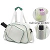 RAINBOW SMILE Crossbody Pickleball Bag with Shoes Bag 2PS for