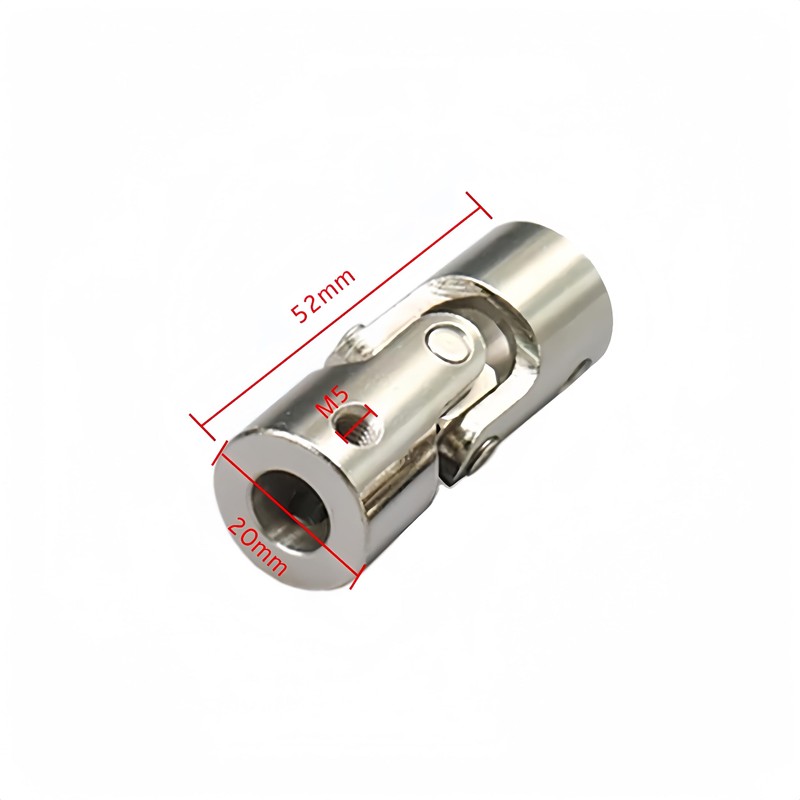 12mm to 12mm Inner Dia Rotatable Universal Joint Shaft Coupling