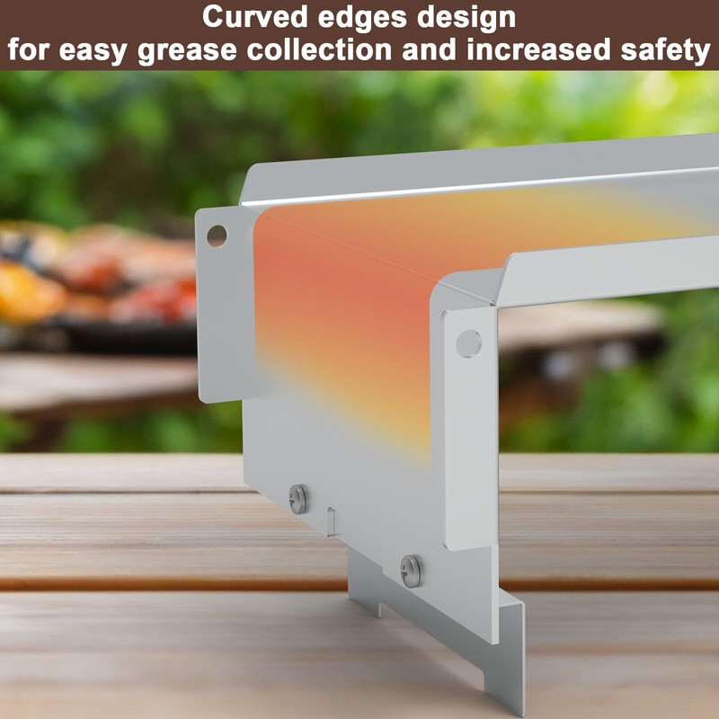 Upgraded Heavy Duty Steel Heat Diffuser for Traeger Ironwood 885/780/650/575,Heat