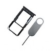 PHONSUN Single Sim Card Tray SD Slot Holder Replacement for