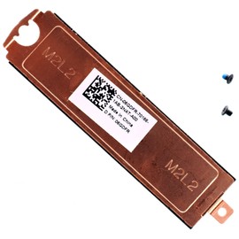 Deal4GO 2nd Slot 2 2280/2230 M.2 SSD Heatsink Cover 6GDFR 06GDFR Thermal Shield Pads for Dell Precision 3561 3560 Latitude 5521 5520, Gold