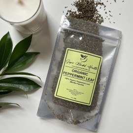 New Orleans Apothecary Peppermint Leaf | C/S Organic Dried Cut and Sifted | Mentha Piperita - 4 oz