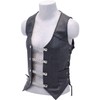 Jamin Leather® - 4'' Simulated Crystal & Leather Vest Extenders