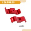 Partuto 4 Pcs An6 Universal Hose Separator Clamp - Aluminum